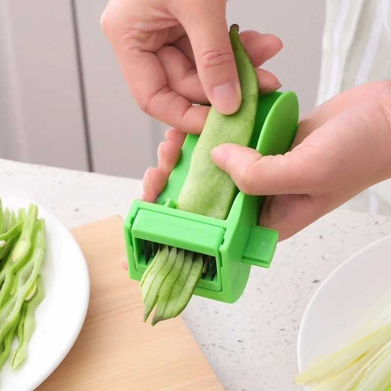 Kitchen Gadgets Luxury - Tagliaverdure Multifunzione per Cipollotti e Fagiolini,